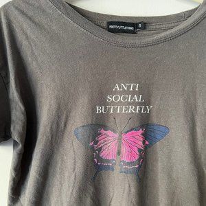 Anti-Social Butterfly Shirt size Small